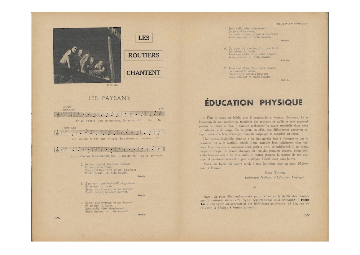 1941 11 Le Routier n 146.376 chant