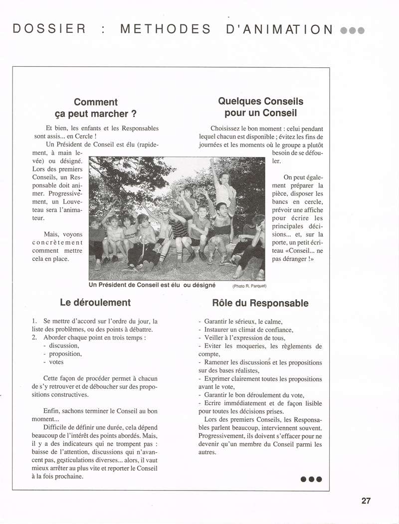 RN n 129 jun jui 1987 Méthode dAnimation Visualisation Page 1 Page 09